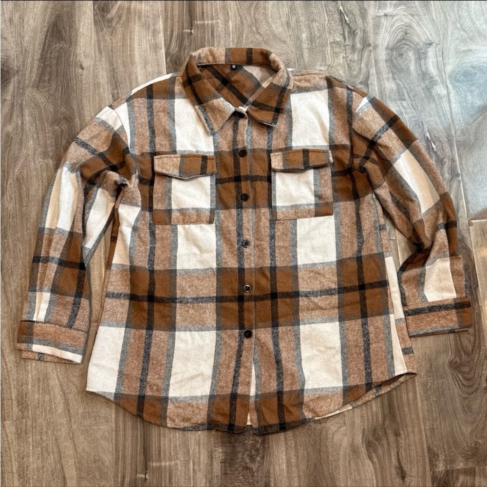 Shein flannel jacket